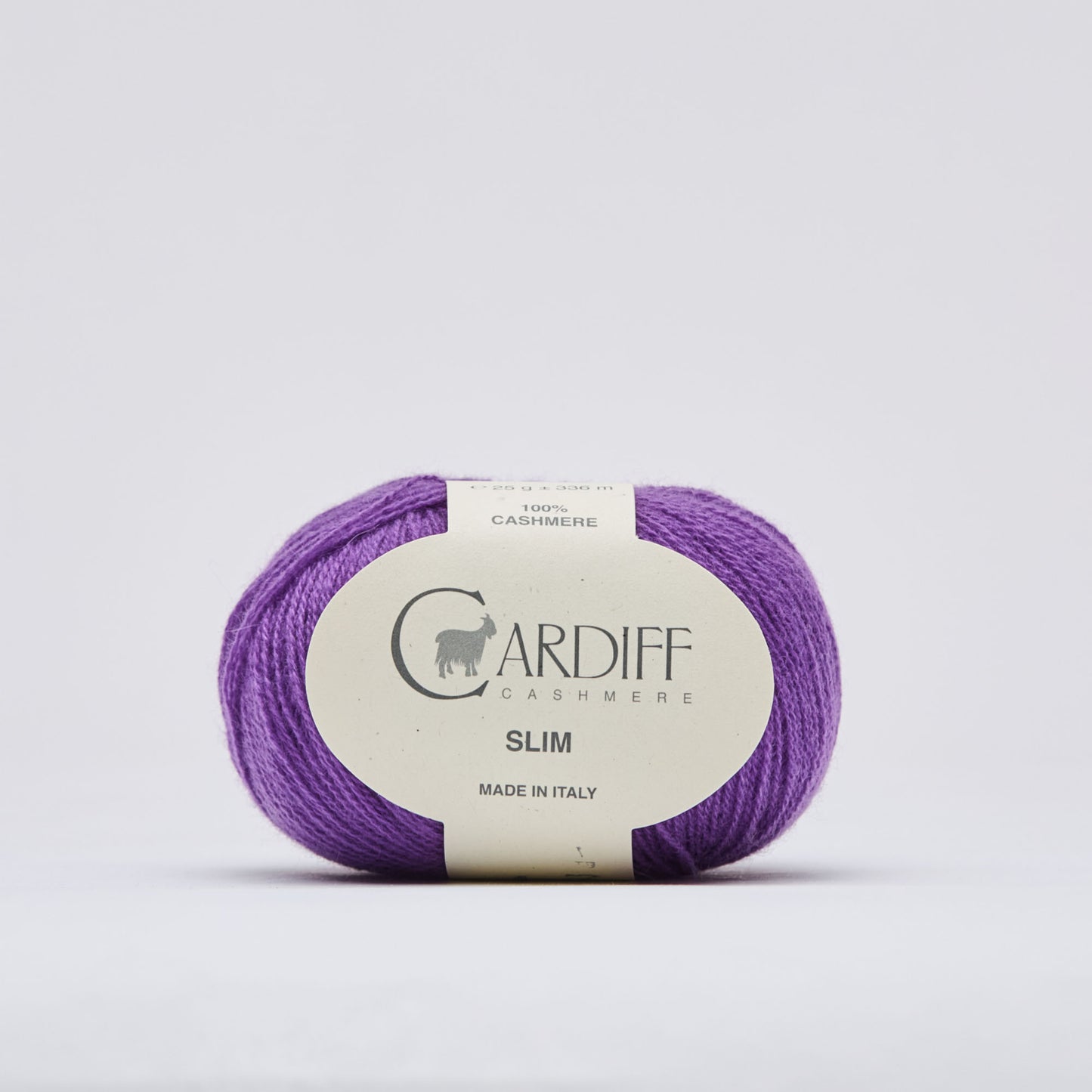 Knäuel Cardiff Slim Garn in Farbe Porpora 743