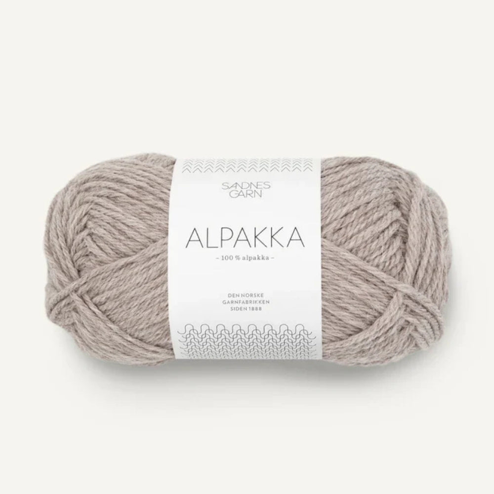 Strickgarn Sandnes Alpakka Beige Meliert 2650 – 100% Alpaka