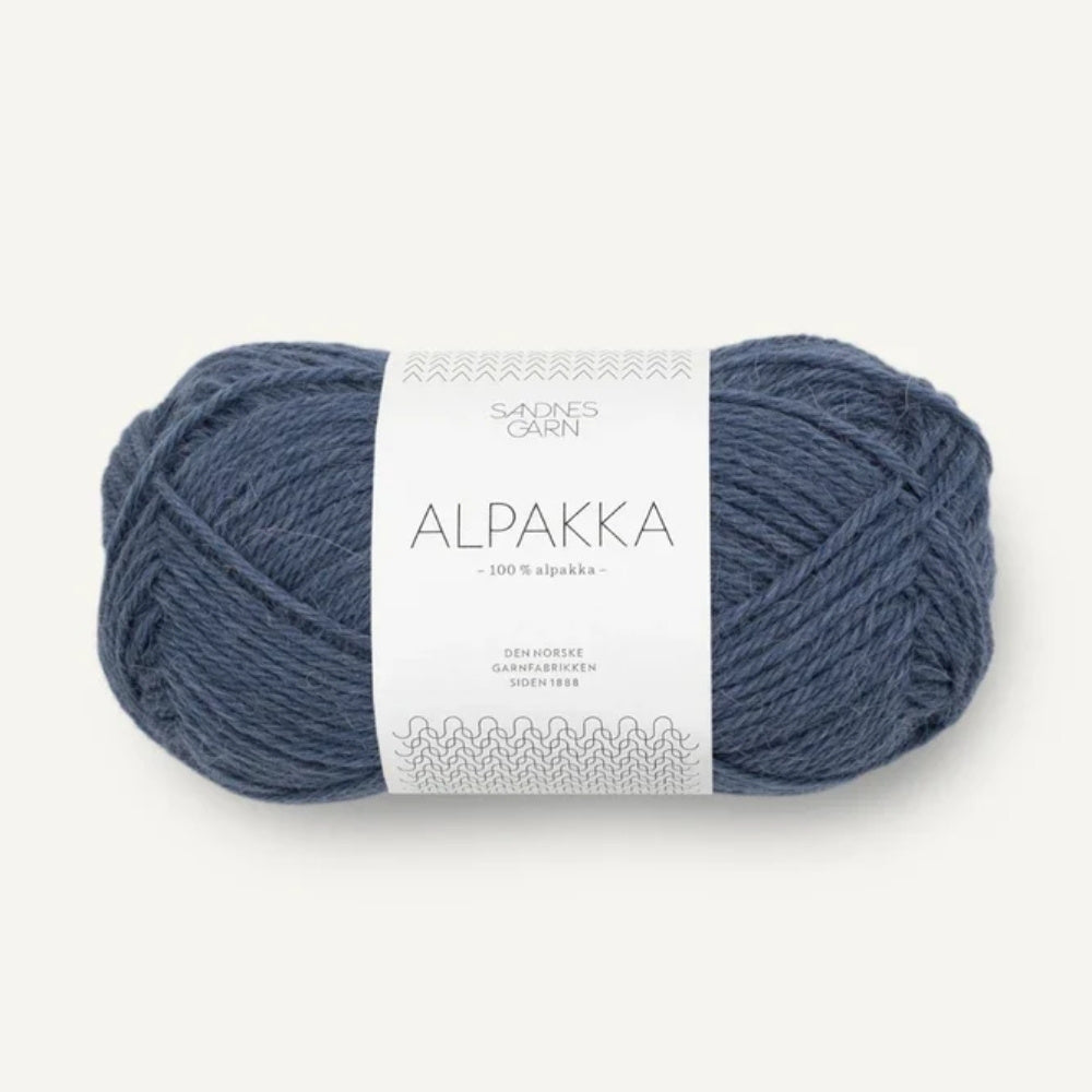 Strickgarn Sandnes Alpakka Blåbær 6064 – 100% Alpaka