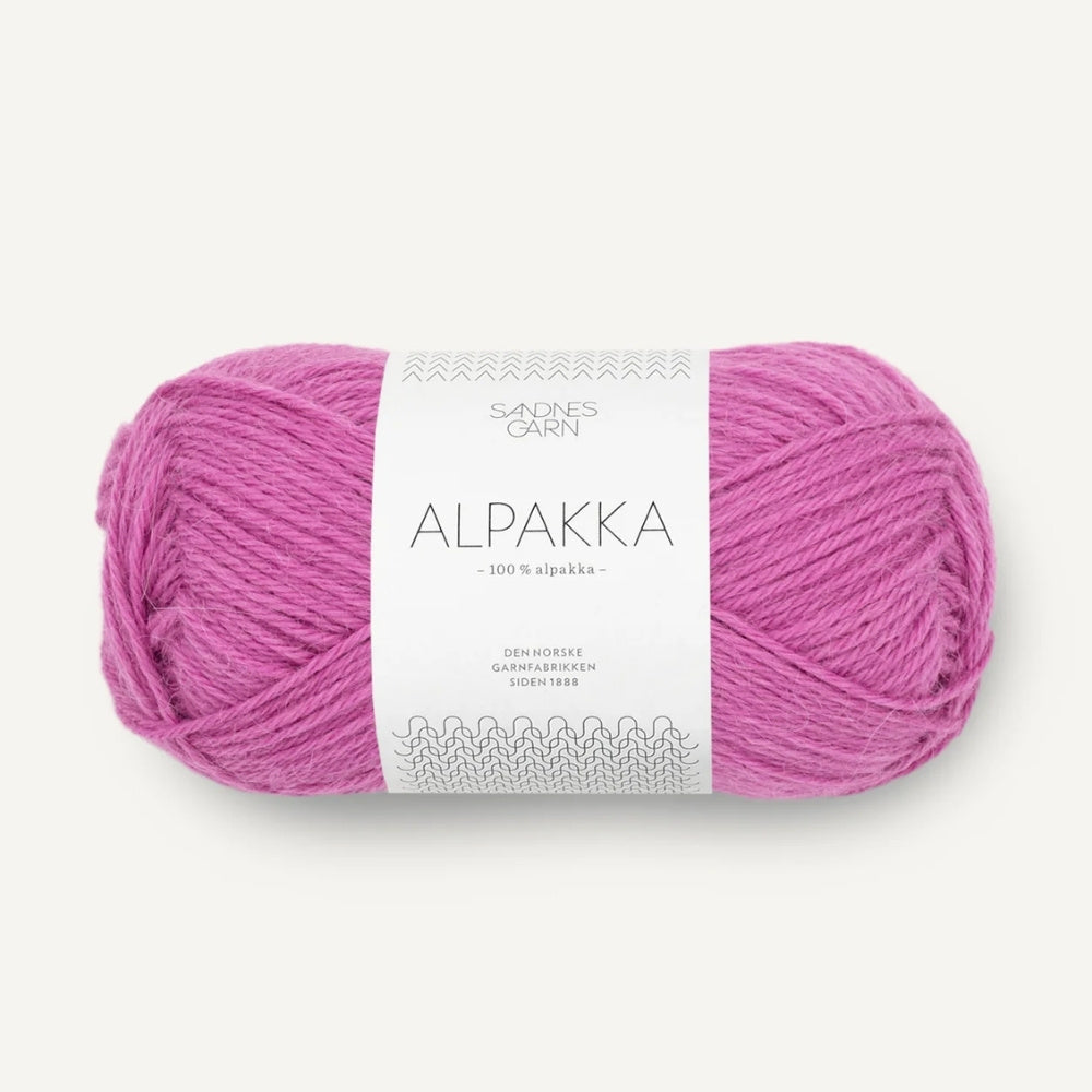 Strickgarn Sandnes Alpakka Magenta 4628 – 100% Alpaka