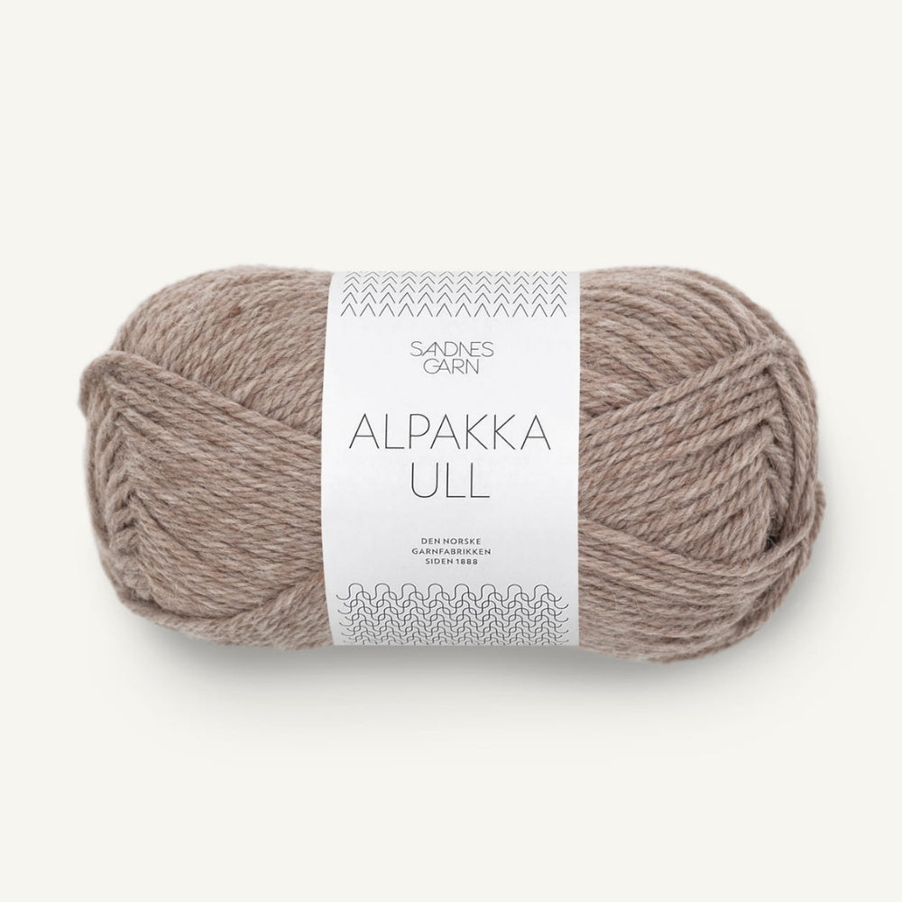 Strickgarn Sandnes Alpakka Ull Beige Meliert – 65% Alpaka, 35% Wolle