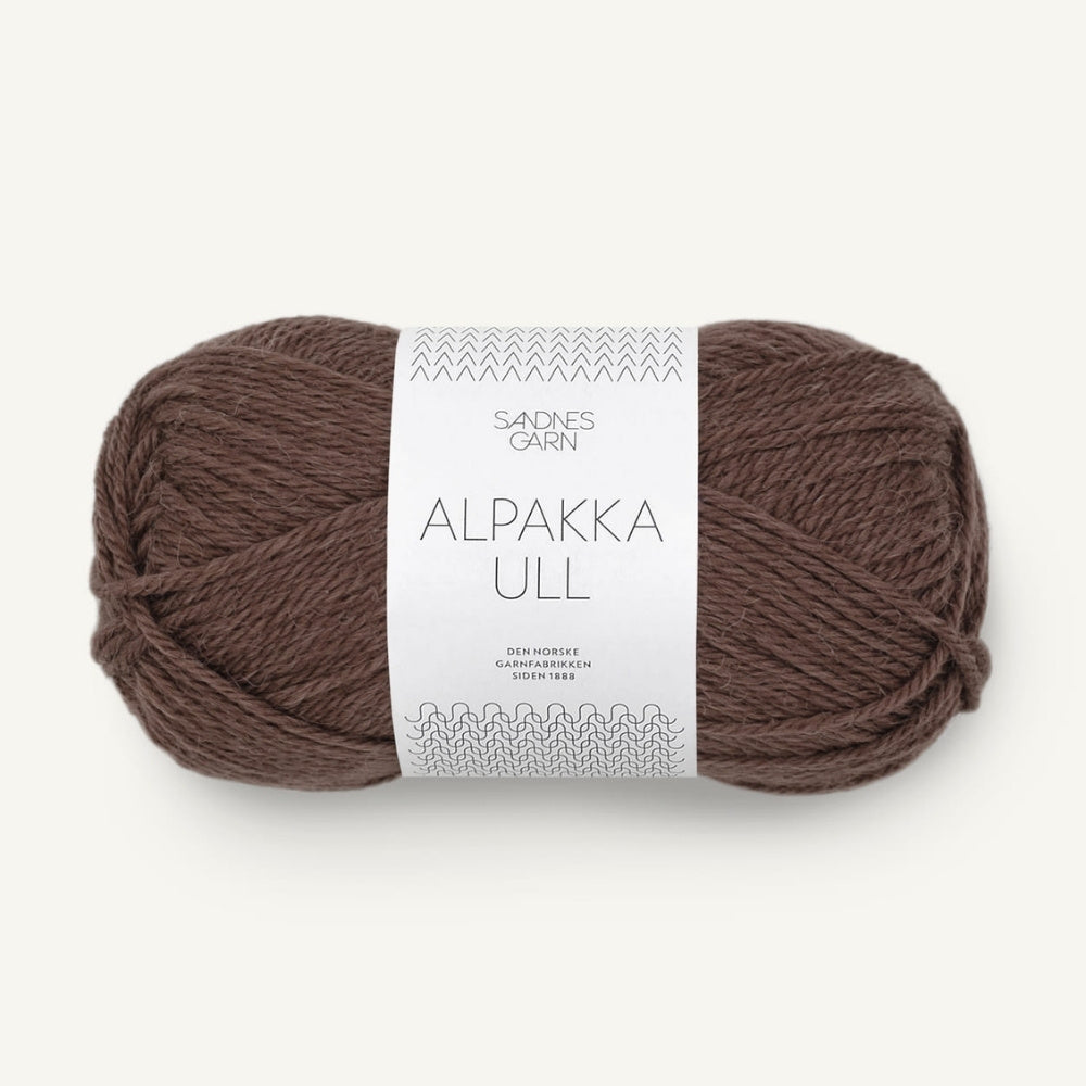 Strickgarn Sandnes Alpakka Ull Braun – 65% Alpaka, 35% Wolle