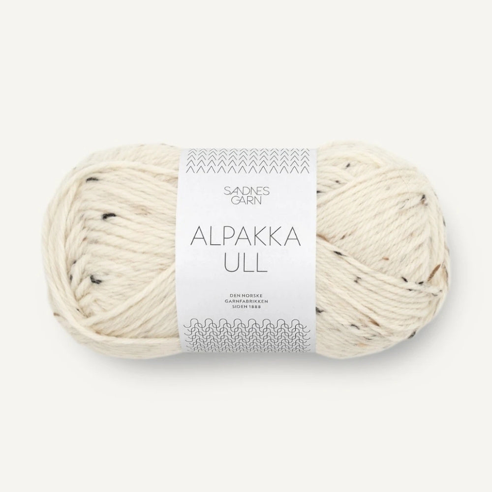 Strickgarn Sandnes Alpakka Ull Nature Tweed – 65% Alpaka, 35% Wolle