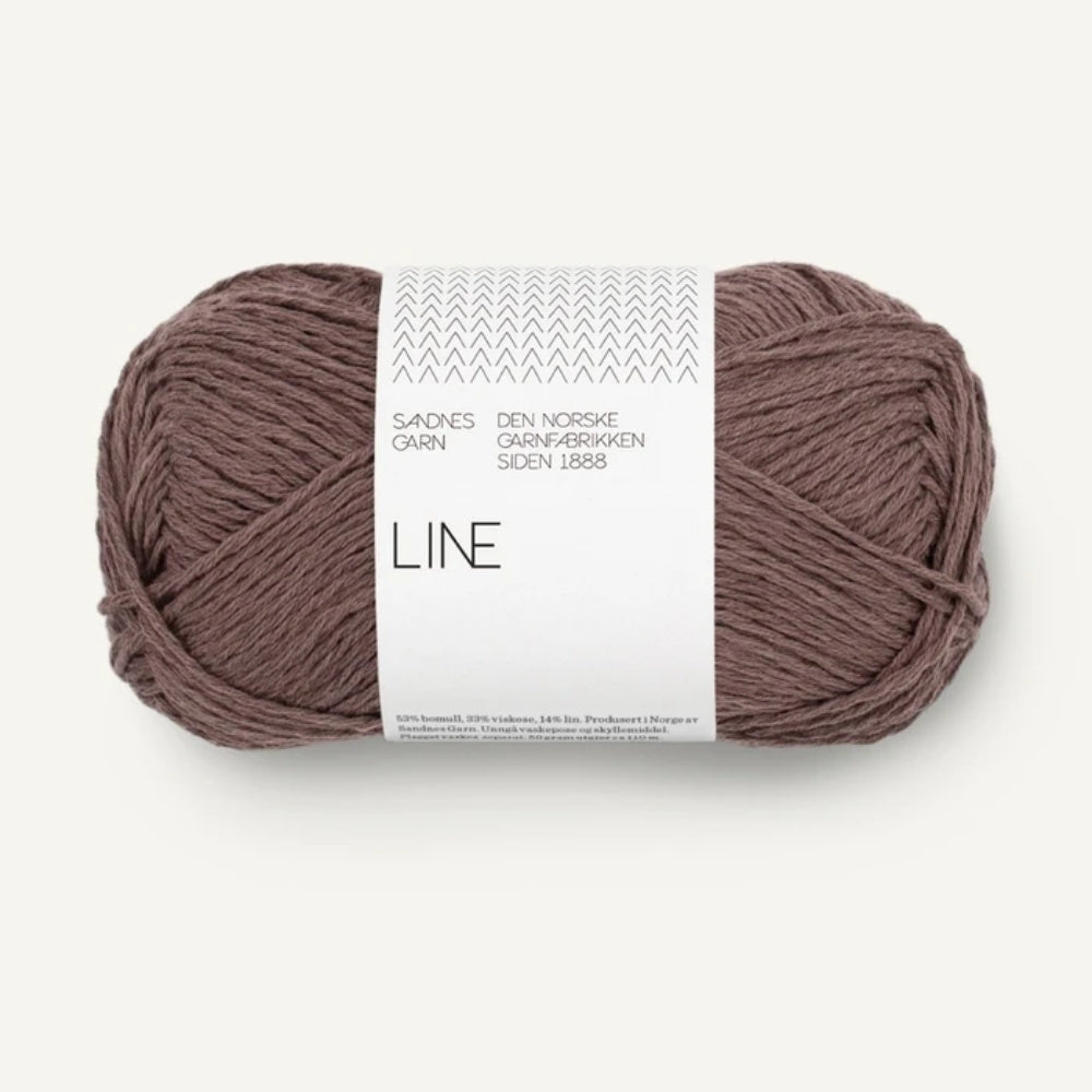 Knäuel Sandnes Garn Line Garn in Farbe Acron 3161