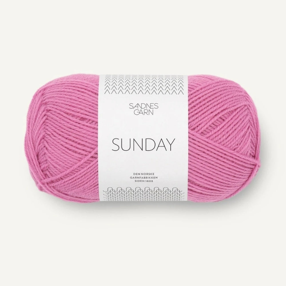 feines Merinogarn in der Farbe 4626, angenehm weich mit schöner Struktur, Farbton: Shocking Pink
