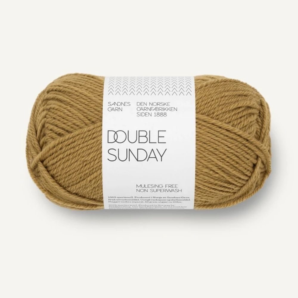 Strickgarn Sandnes Double Sunday 2152 Vintage Gold – 100% Merinowolle