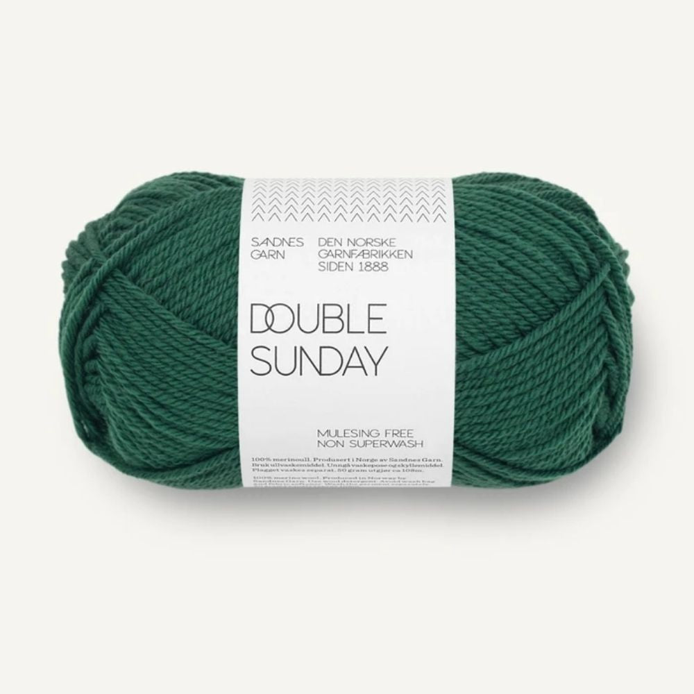 Strickgarn Sandnes Double Sunday 7772 Rain Forest – 100% Merinowolle