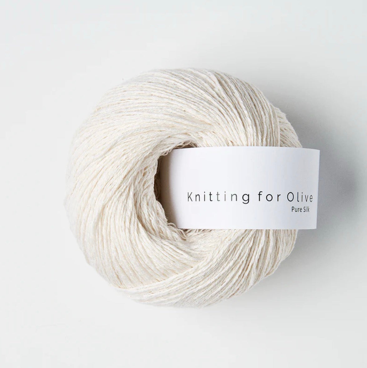 Knitting for Olive 100% Seide in der Farbe Cream