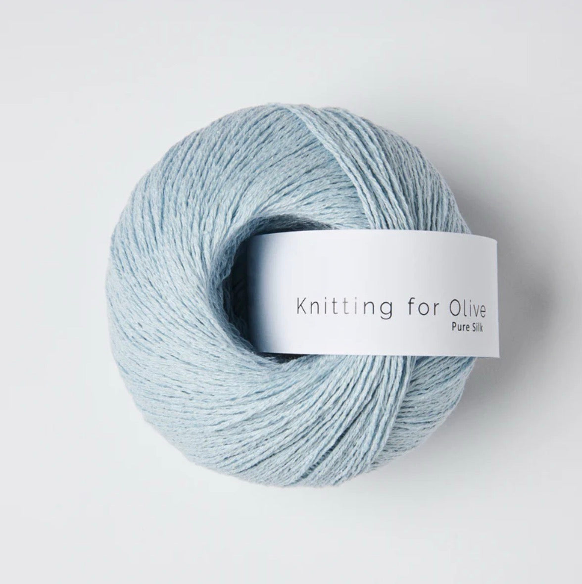 Knitting for Olive 100% Seide in der Farbe Ice Blue