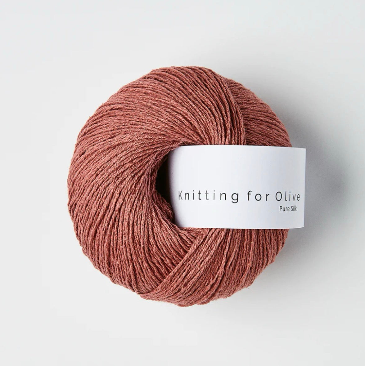Knitting for Olive 100% Seide in der Farbe Plum Rose