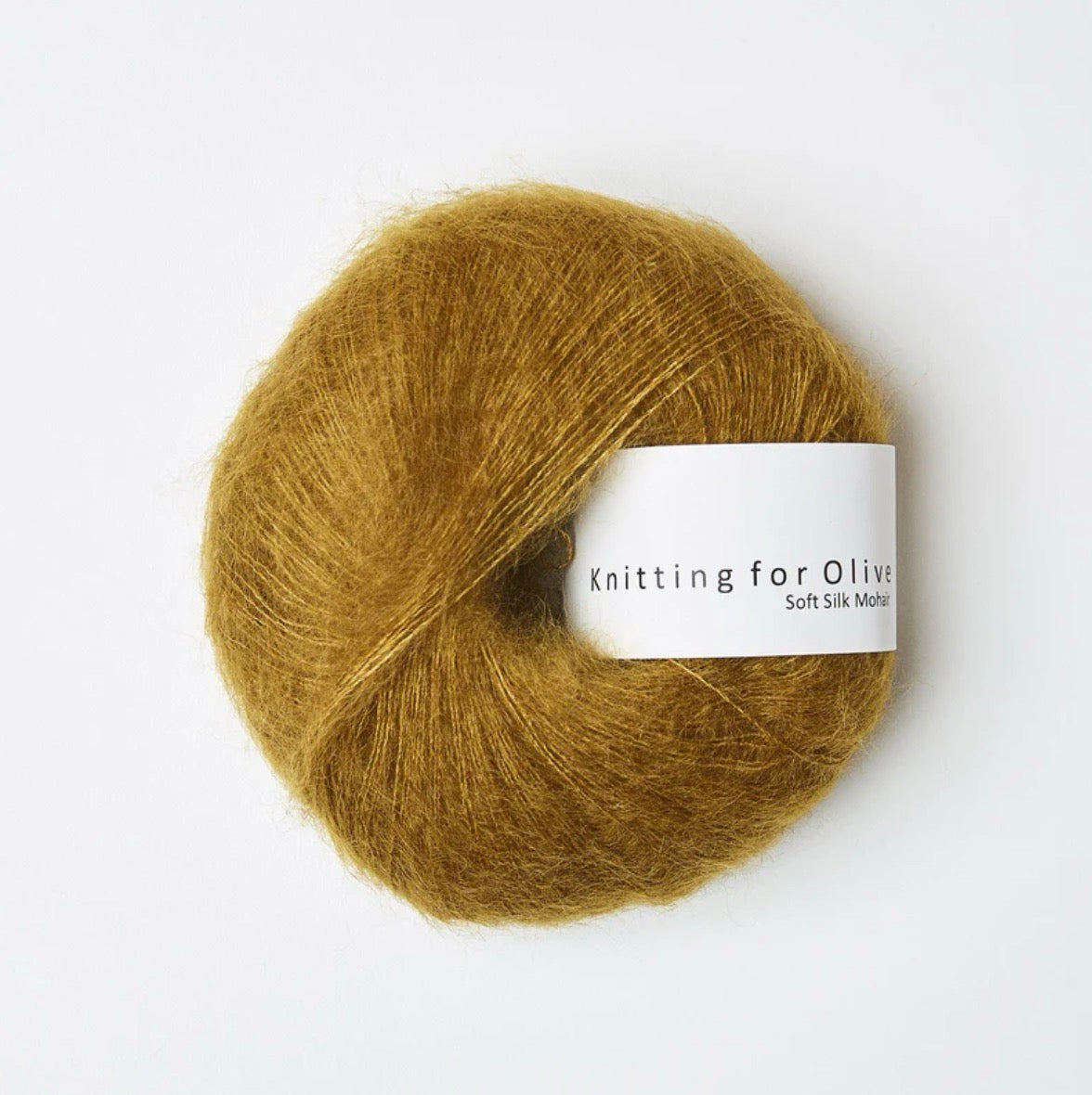 Knitting for Olive 70% RMS-zertifiziertes Mohair, 30% cruelty free Maulbeerseide in der Farbe Dark Mustard