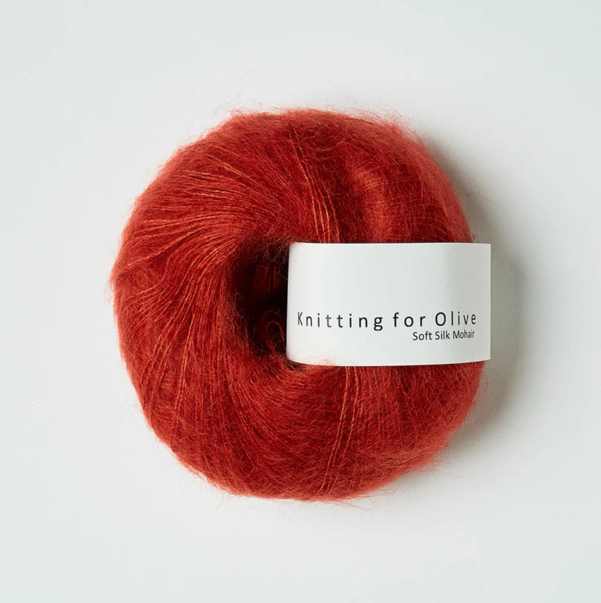 Knitting for Olive 70% RMS-zertifiziertes Mohair, 30% cruelty free Maulbeerseide in der Farbe Pomegranate
